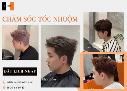 Chăm Sóc Tóc Nhuộm Nam – Cách Giữ Màu Lâu Phai, Tóc Mềm Đẹp